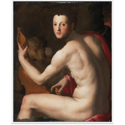 Portrait of cosimo i de medici as orpheus