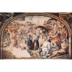 The israelites crossing the red sea