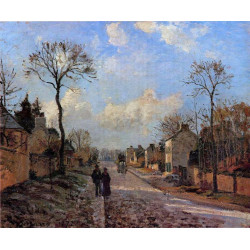 A road in louveciennes 1872