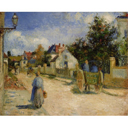 A street in pontoise 1879