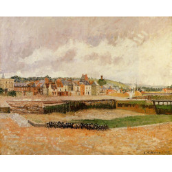 Afternoon the dunquesne basin dieppe low tide 1902
