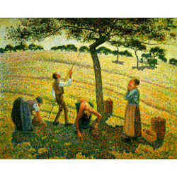 Apple picking at eragny sur epte 1888 Apple picking at eragny sur epte 1888