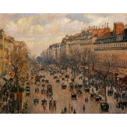 Boulevard montmartre afternoon sunlight 1897