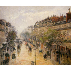 Boulevard montmartre spring rain