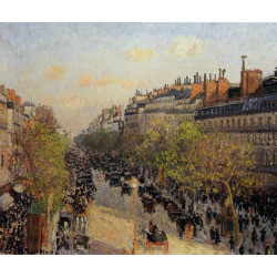Boulevard montmartre sunset 1897