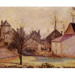 Farmyard in pontoise 1874