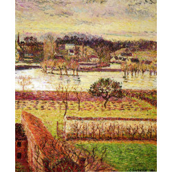 Flood twilight effect eragny 1893 Flood twilight effect eragny 1893