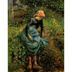 Girl with a stick 1881