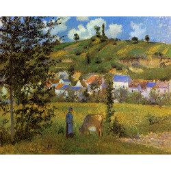Landscape at chaponval 1880