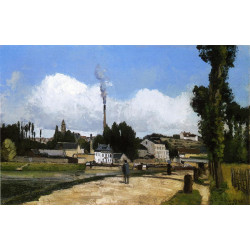 Landscape with factory 1867 Landscape with factory 1867