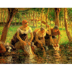 Laundring women eragny sur eptes 1895 Laundring women eragny sur eptes 1895