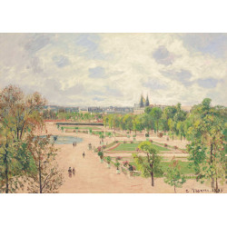 Le jardin des tuileries matinee de printemps Le jardin des tuileries matinee de printemps