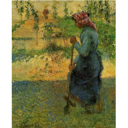 Study of a peasant in open air also known as peasant digging 1882