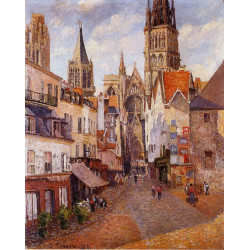 Sunlight afternoon la rue de l epicerie rouen 1898 Sunlight afternoon la rue de l epicerie rouen 1898