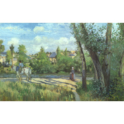 Sunlight on the road pontoise 1874 Sunlight on the road pontoise 1874