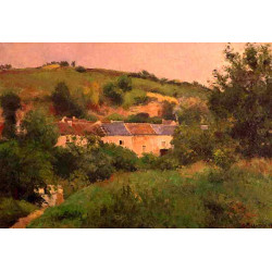 The path in the village 1875