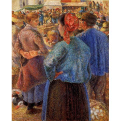 The poultry market at pontoise 1882