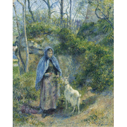 The shepherdess and the goat 1881 The shepherdess and the goat 1881