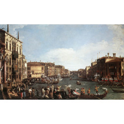 A regatta on the grand canal 1732