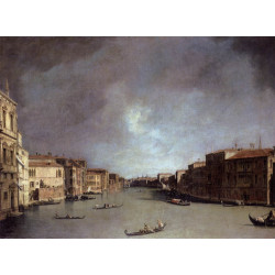 Grand canal looking from palazzo balbi