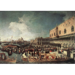Reception of the ambassador in the doge s palace 1730