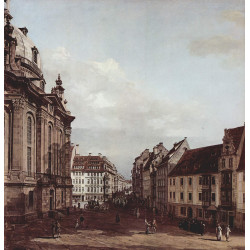 View of dresden the frauenkirche