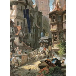 Ankunft der postkutsche