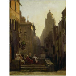 Chat close to the pharmacy called the strochen apotheke after 1875