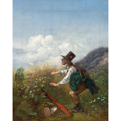 Der schmetterlingsfaenger botaniker um 1837