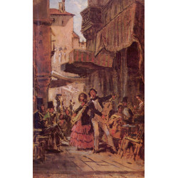 Italian street singer