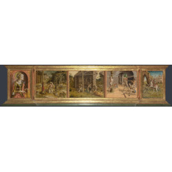 Predella of la madonna della rondine