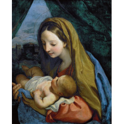Madonna and child with infant john the baptist