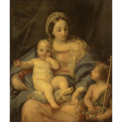 Madonna and the child with st john baptist