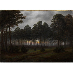 Caspar david friedrich tageszeitenzyklus der abend 1821 22