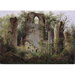 Ruined monastery of eldena near greifswald