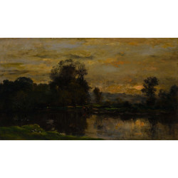 Landscape with ducks Landscape with ducks