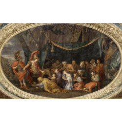 Antichambre de la reine la famille de darius au pied d alexandre