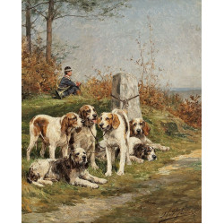 Hunting scenes in summer Hunting scenes in summer