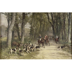 The duke of orleans in pursuit The duke of orleans in pursuit