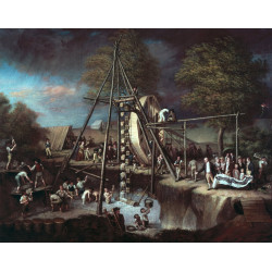 Exhumation of the mastodon 1806