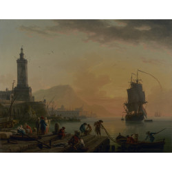 A calm at a mediterranean port m 2