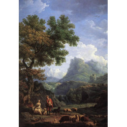 Shepherd in the alps