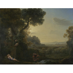 Claude landscape with narcissus and echo