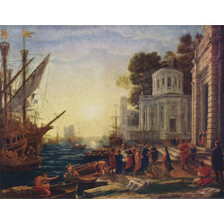 Cleopatra disembarking at tarsus 1642 Cleopatra disembarking at tarsus 1642