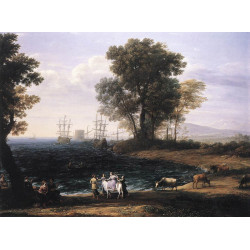 Coast scene with the rape of europa 1667