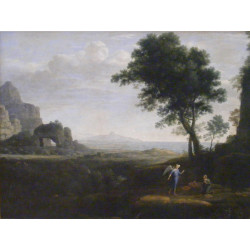 Hagar and ismael in the desert
