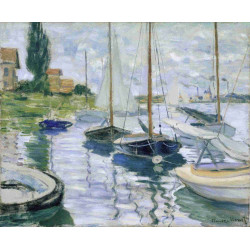 Boats at petit gennevilliers 1872