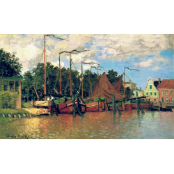 Boats at zaandam 1871
