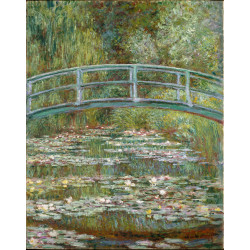 Bridge over a pond of water lilies 1899