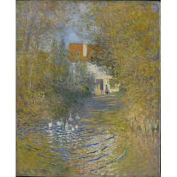 Geese at the stream 1874